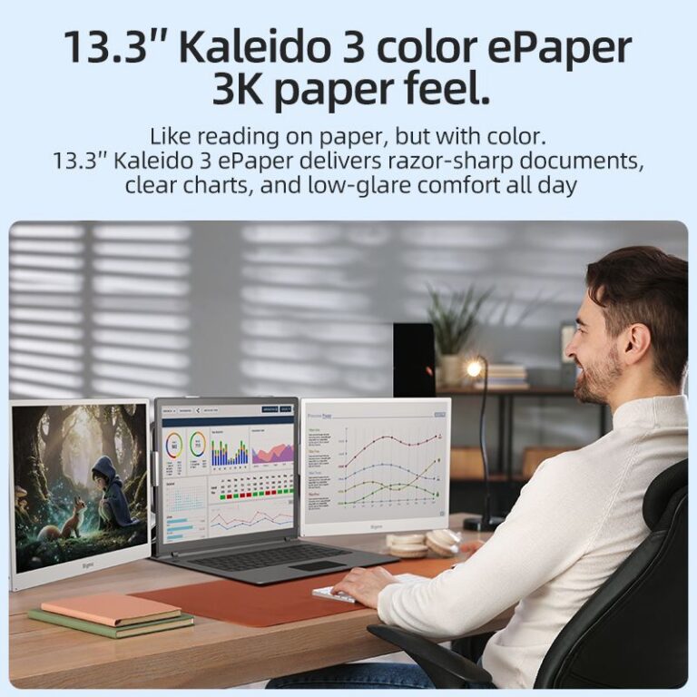 Lançamento mundial do Bigme B13 Pro: monitor E Ink colorido de 13,3 polegadas com 60 FPS, conforto visual, fluidez, portabilidade e baixo consumo de energia! 1 Bigme B13 Pro 2